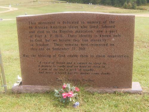 AP Hill Grave Marker